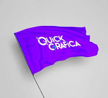 Bandeira Tecido Oxford 4x0 - Colorido Frente / Verso sem impressão Bastão e  costura - Quick Gráfica